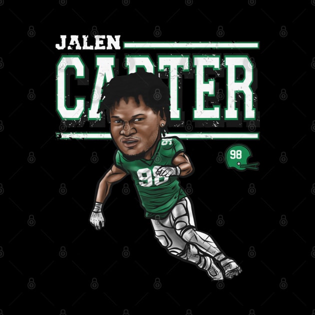 Jalen Carter Philadelphia Cartoon by danlintonpro