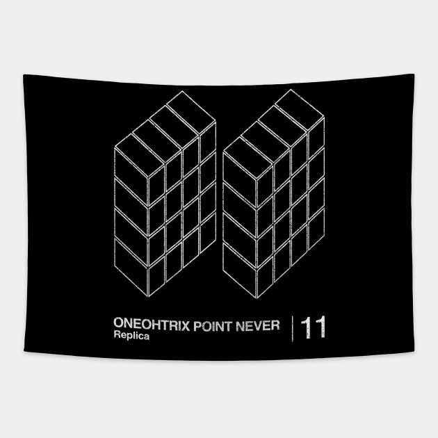 Oneohtrix Point Never / Minimalist Graphic Artwork Design Tapestry by saudade