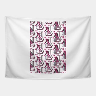 Dyslexia digital pattern Tapestry