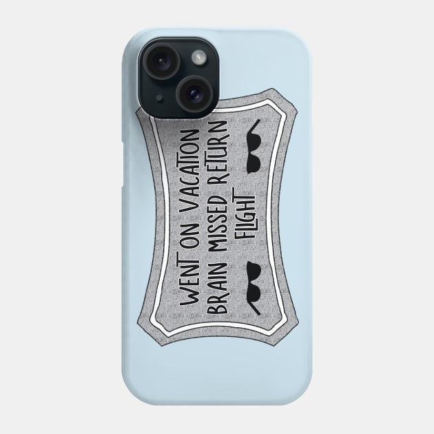 After Vacation Phone Case by Barthol Graphics
