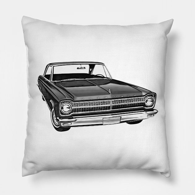 Plymouth Belvedere Pillow by CarTeeExclusives