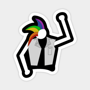 Rainbow Punk Magnet