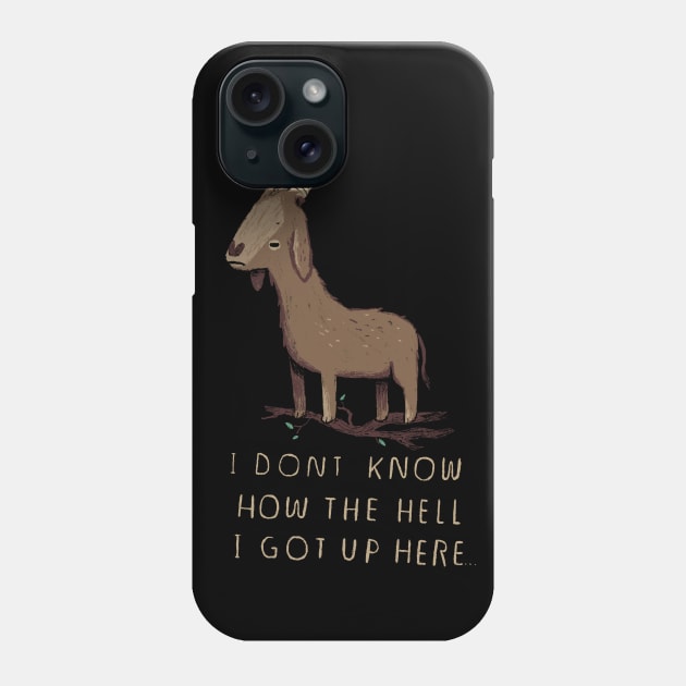 the mystery of tree climbing goats Phone Case by Louisros