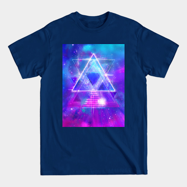 Discover Space Vector 3 - Synth Galactic Vaporwave - Vaporwave - T-Shirt