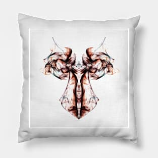 Smoke Art Abstract design Tiger Pillow