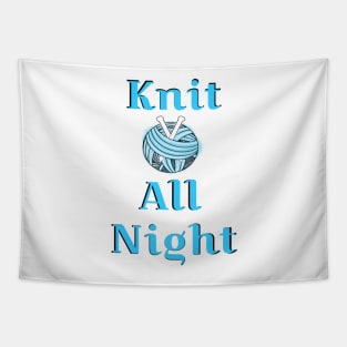 Knit All Night Tapestry