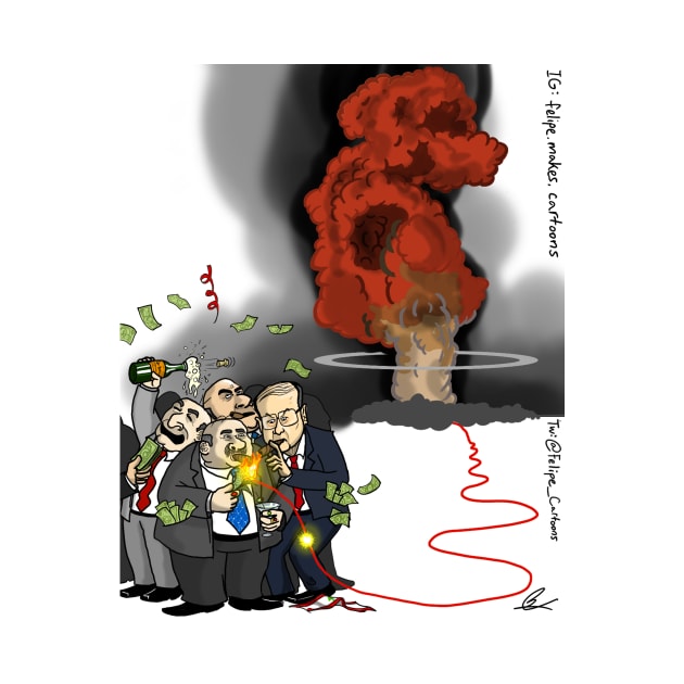 Lebanon Explosion by Felipe.Makes.Cartoons