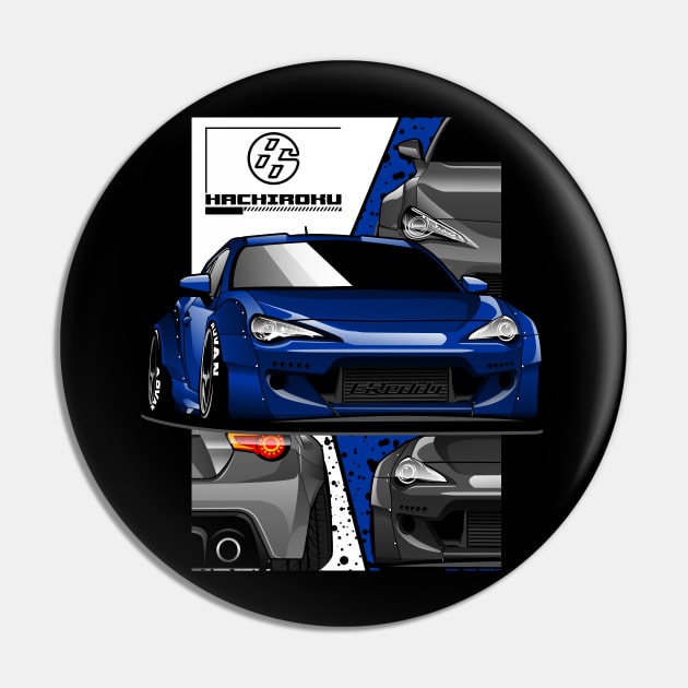 Toyota FT 86 Blue Hachiroku Pin by aredie19