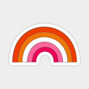 Lesbian Rainbow Magnet