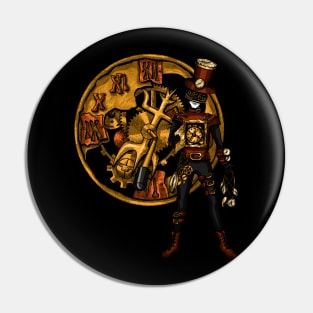 Clock man - time keeper Pin