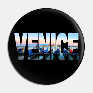 VENICE - Italy Gondolas Pin