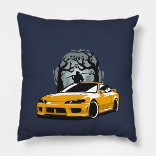 Yellow Silvia S15 Samurai Warrior Pillow