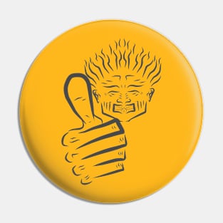 "Thumbs Up Blaze" Pin