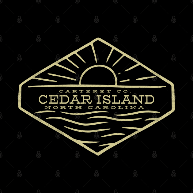 Cedar Island, NC Summertime Vacationing Sunrise Ocean by Contentarama