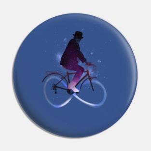 Ride bike forever universe Pin