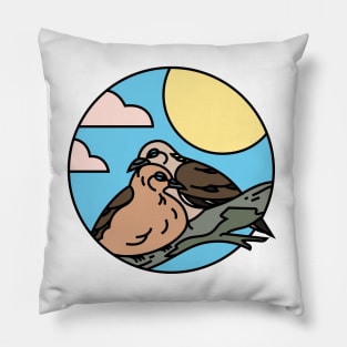 Mourning Doves Pillow