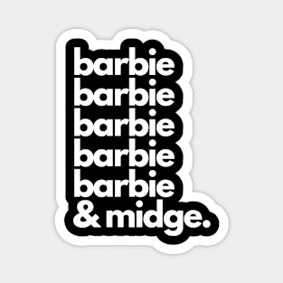 Barbie & Midge Magnet