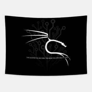 Kali Linux Backtrack with slogan Tapestry