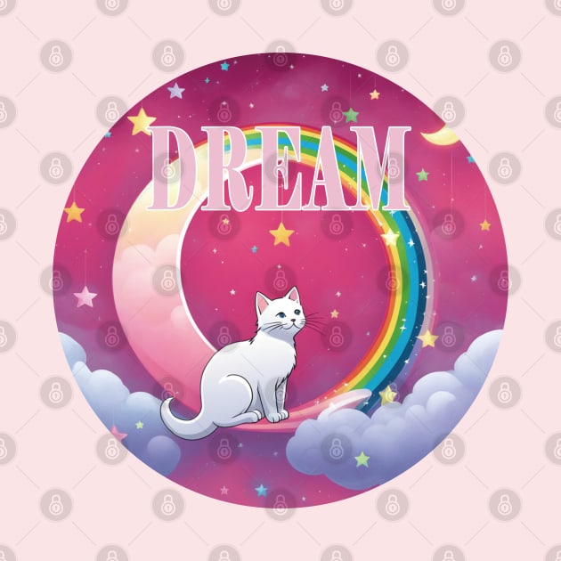 Pastel Rainbow - Dream with a cat by EunsooLee