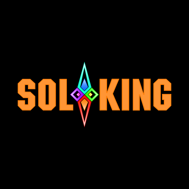 SOL KING LOGO - ORANGE TEXT by XanderTheDragon