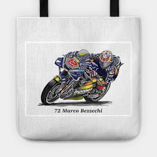 Drawing/Sketching MotoGP Team No 72 Marco Bezzechi Tote