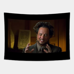 Ancient Aliens Memes Tapestry