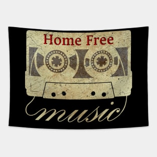 elacute, cassette tape vintage Home Free Tapestry