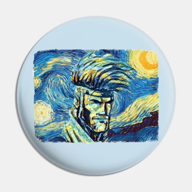 Gambit Van Gogh Style Pin by todos