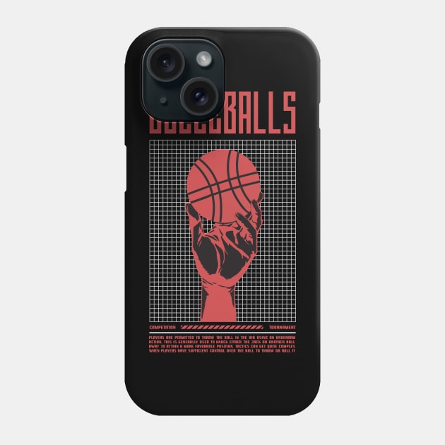 Retro Bocce Ball  player Gift Bocce Ball Sports Phone Case by GrafiqueDynasty