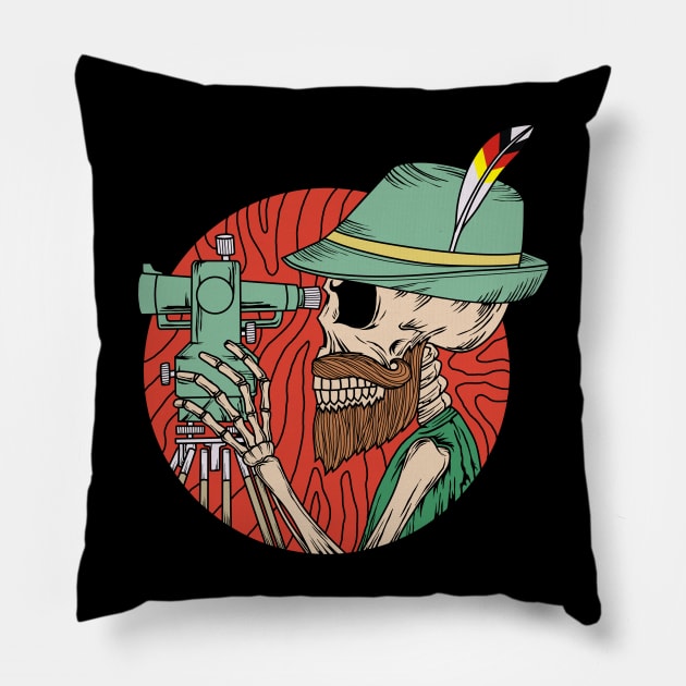 Bavarian Surveyor Pillow by AZMTH CLOTHING