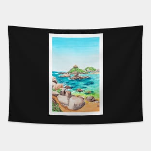 Cabo San Juan, Colombia Tapestry