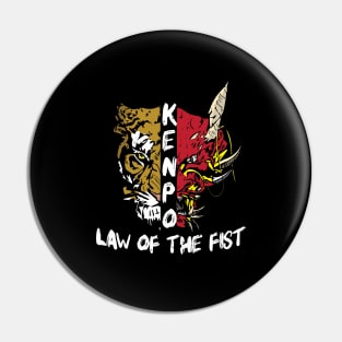 American Kenpo Karate Law Of The Fist Pin