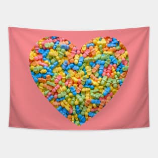 Mini Baby Pacifier Pastel Candy Photograph Heart Tapestry