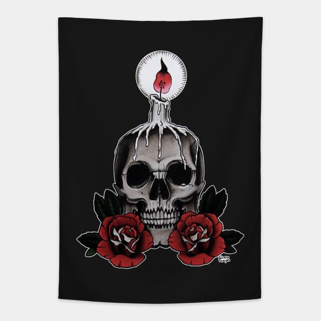 Skull Voodoo Tapestry by Guru