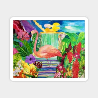 Flamingo Falls Magnet