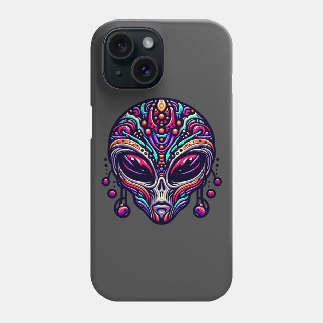 Psychedelic Space Phone Case by NayaRara