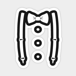 Bow Tie & Slacks (White tie) Magnet