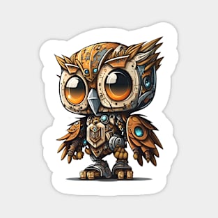 Robot Owl Magnet