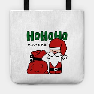 Cute HoHoHo Santa Claus Tote