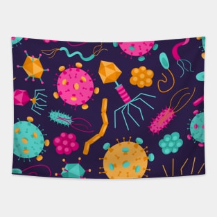 Viruses and Bacteria Tapestry