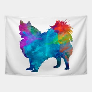 Pomeranian in watercolor Tapestry