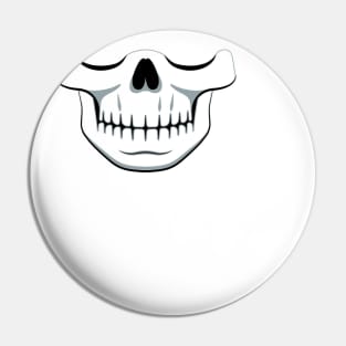 Dead Skull Face Pin