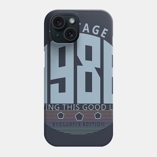 34th Birthday T-Shirt - Vintage 1986 Phone Case by Reshartinc