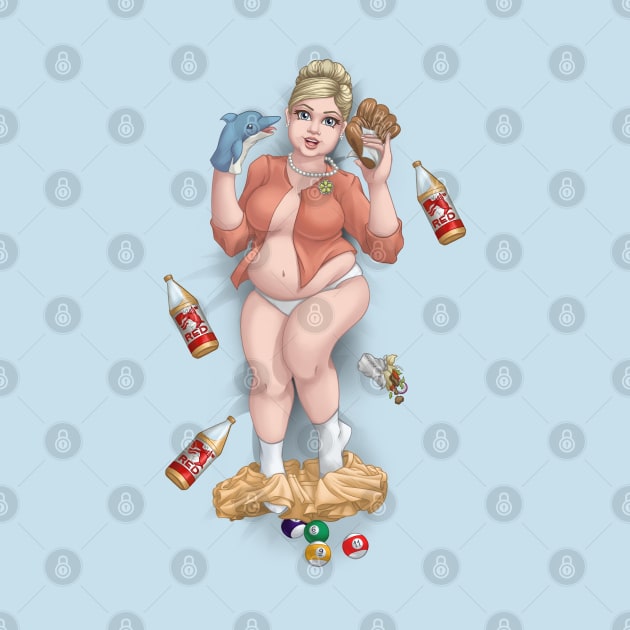 Waifu Pam Poovey by ChristaDoodles