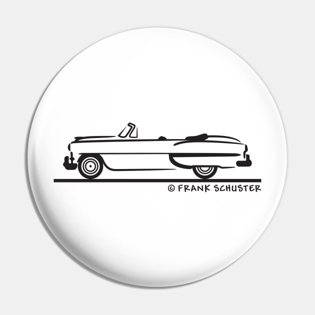 1953 Chevy 2-10 Convertible Bel Air Pin by PauHanaDesign