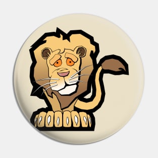 Lion is sorry Pin