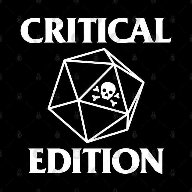 Skull D20 Logotype (square) by Crit Edition