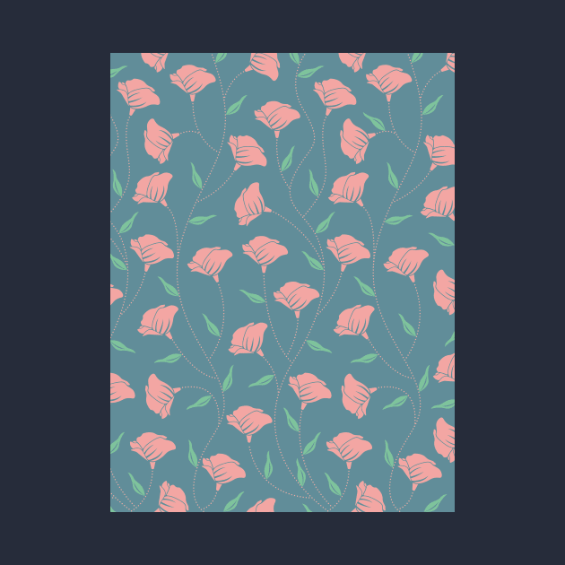 Poppy Floral Pattern by Genesis