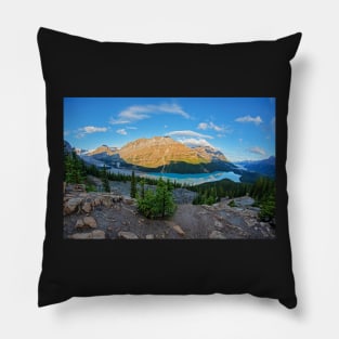 Banff National Park Canada Looking Down on Peyto Lake Pillow