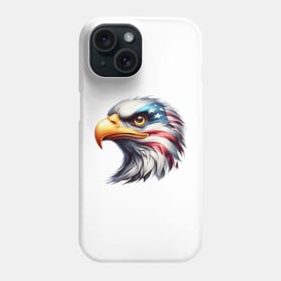 USA Bald Eagle Illustration Phone Case